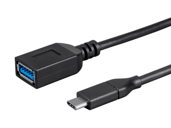 USB-A Female to USB-C Male 6" CLEARANCE