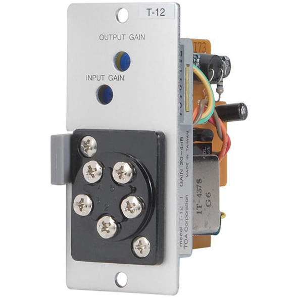 TOA Electronics T-12S - Unbalanced Line Input Module