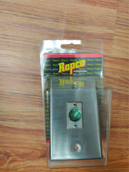 Rapco Single Gang Wallplate with 1 XLR 3-Pin Receptacle