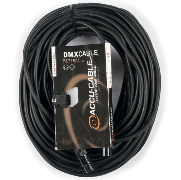 Accu-Cable 5-Pin DMX 100 ft Cable