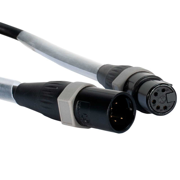 Accu-Cable 5-Pin DMX Pro 3 ft Cable connectors