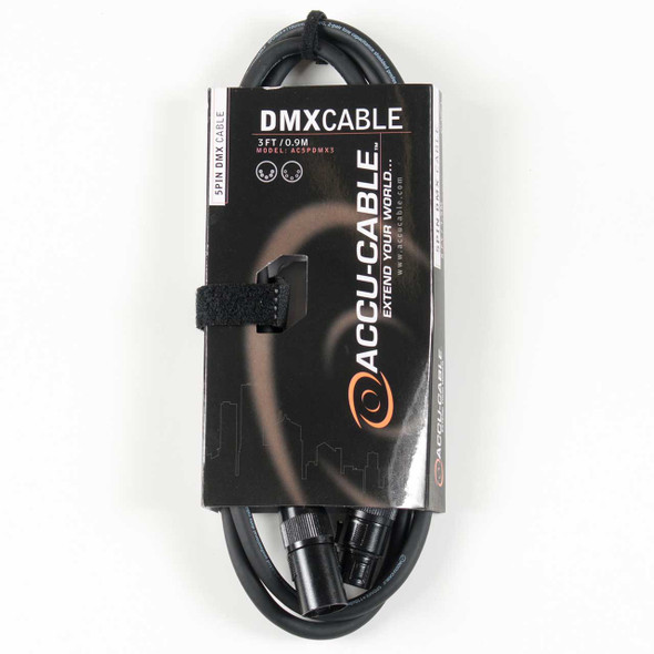 Accu-Cable 5-Pin DMX 3 ft Cable