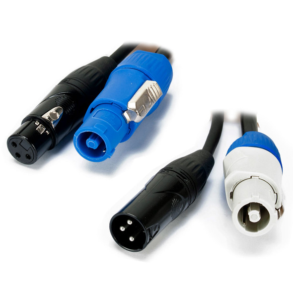 Accu-Cable 3-Pin DMX & powerCon cable connectors