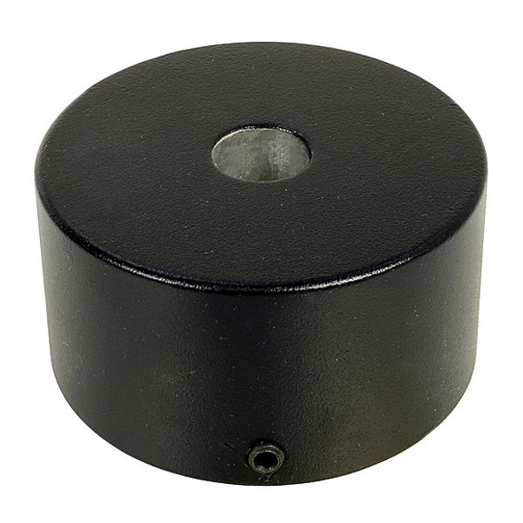 Light Source 5/8" Bolted Truss to Pipe Adapter - Black top view