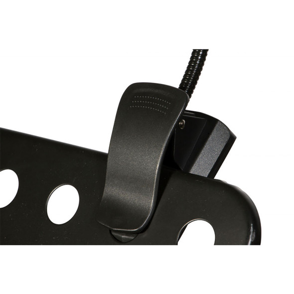 On-Stage USB-Rechargeable Orchestra Light clip closeup