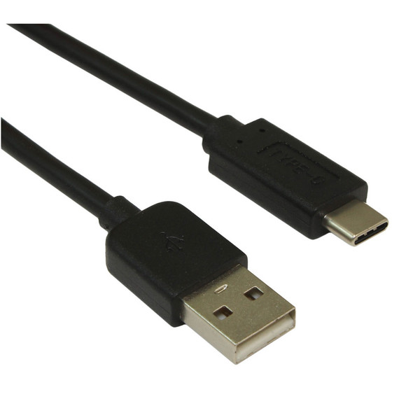 USB C Male to USB A Male connectors