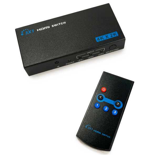 HDMI 3x1 Switch with remote