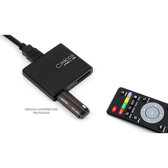 Micca Speck G2 Full-HD Ultra Portable Digital Media Player - USB drive and cable not included