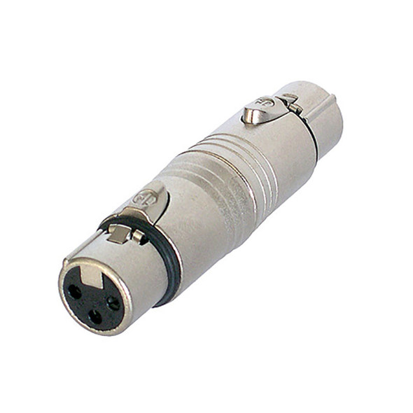 Neutrik NA3FF 3-Pin XLR Female to 3-Pin XLR Female Gender Adapter