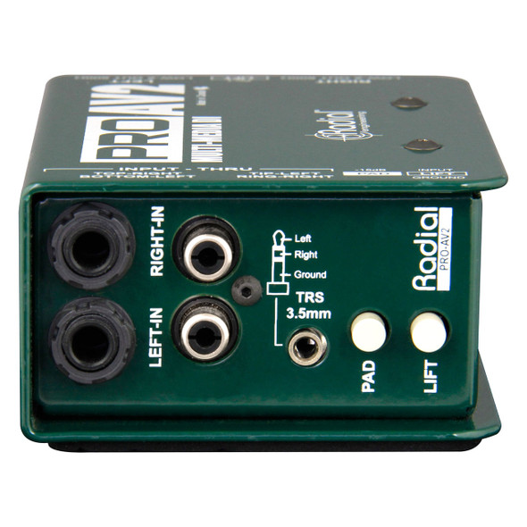 Radial ProAV2 Stereo Multimedia Direct Box input