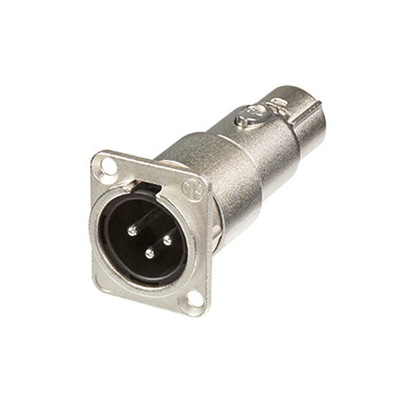 Neutrik NA3MDF 3-Pin XLR Male to 3-Pin XLR Female Chassis Feedthrough