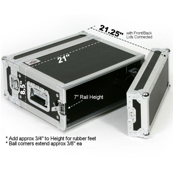 OSP 4 Space ATA Rack Case interior dimensions