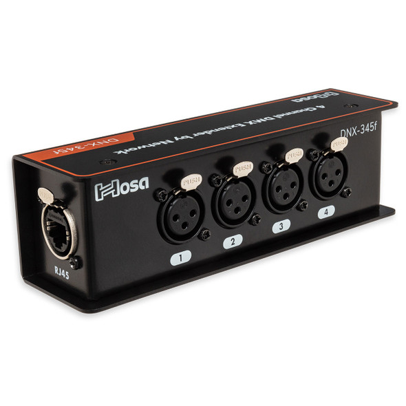 Hosa DNX-545M Ethernet to 5-Pin Male DMX Extender Box - Monkey