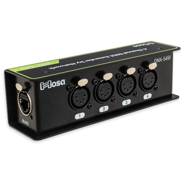 Hosa DNX-545M Ethernet to 5-Pin Male DMX Extender Box - Monkey