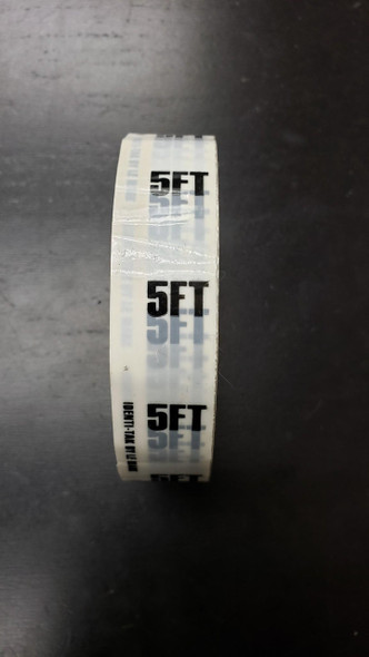 Cable Length Printed Tape 5 FT