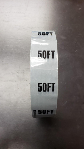 Cable Length Printed Tape 50 FT
