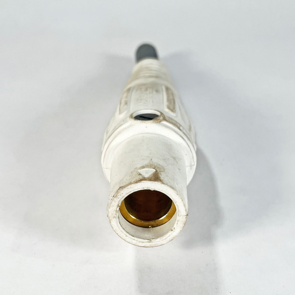 Used Cam-Type Female Inline Connector, White