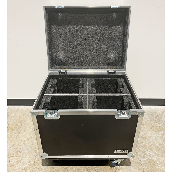 Custom Case for 4 Chauvet Rogue Outcasts, open