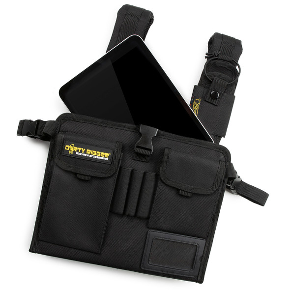 Dirty Rigger Chest Mate Pro front with example tablet