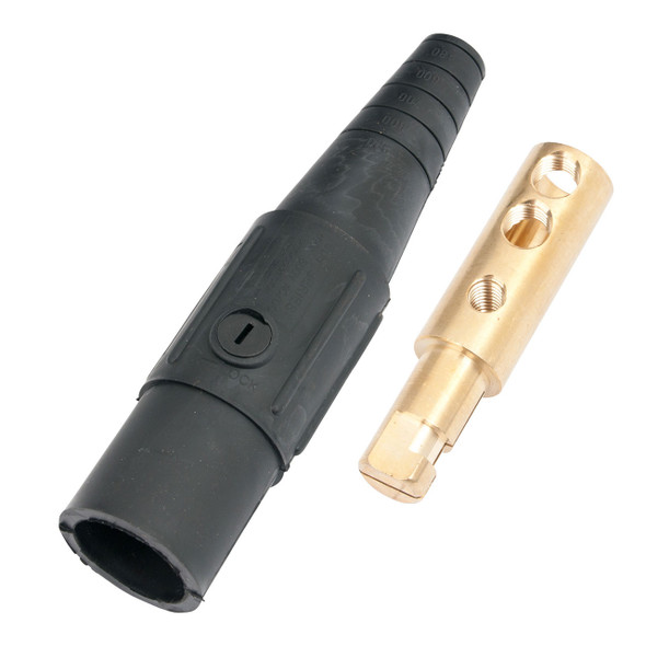 Cam-type inline male connector Cam-type inline male connector