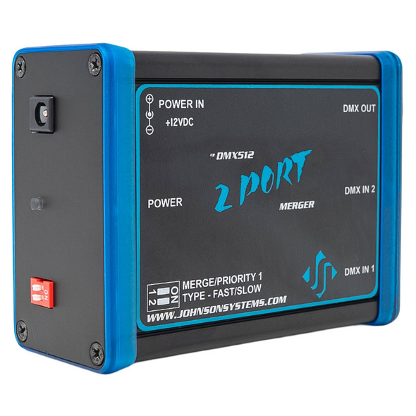 JSI DMX Merger 2-port front
