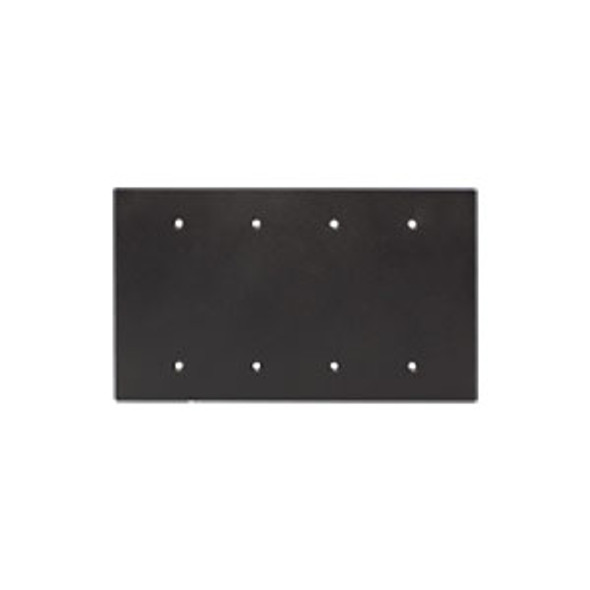 JSI Presidor Blank Plate 4 gang, White