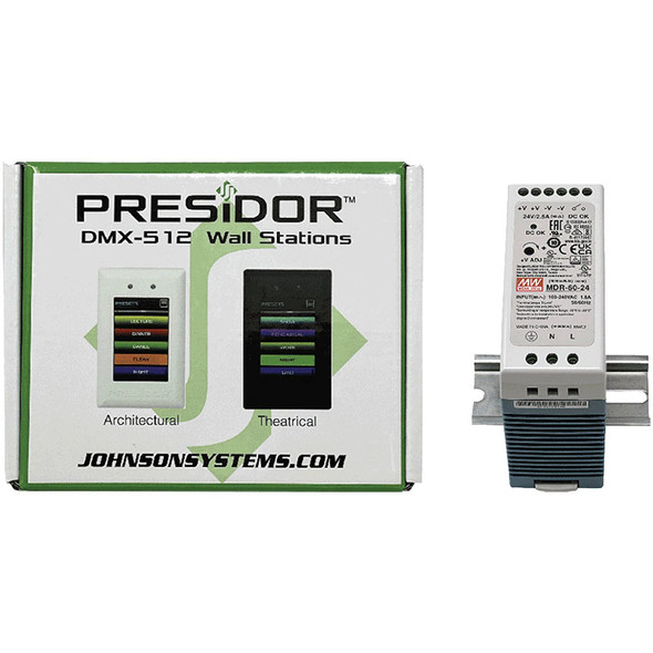 JSI Presidor Wall Station with DIN rail power supply JSI Presidor Wall Station with DIN rail power supply