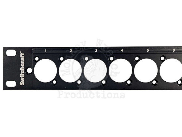 SwitchCraft Rack Panel Punched for 16 XLR E-Series - Monkey Wrench