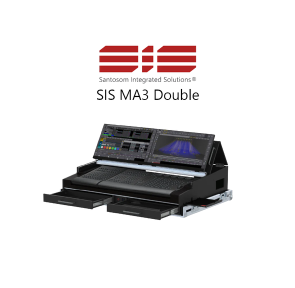 Case for MA3 Double, grandMA3 onPC Command Wing & FaderWing by Santosom Integrated Solutions® SIS