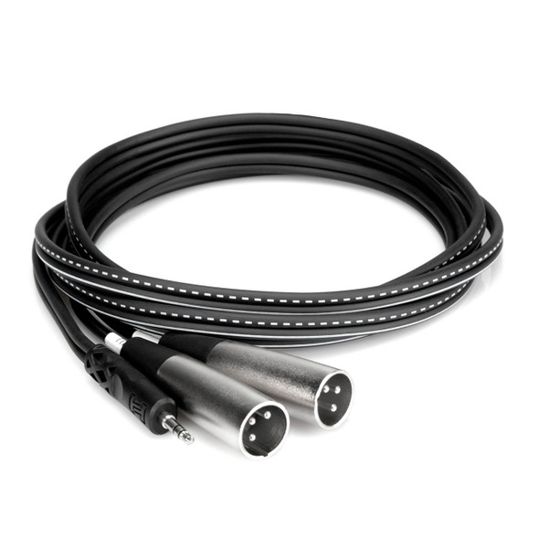 Hosa Stereo Breakout 3.5 mm TRS to Dual XLR3M
