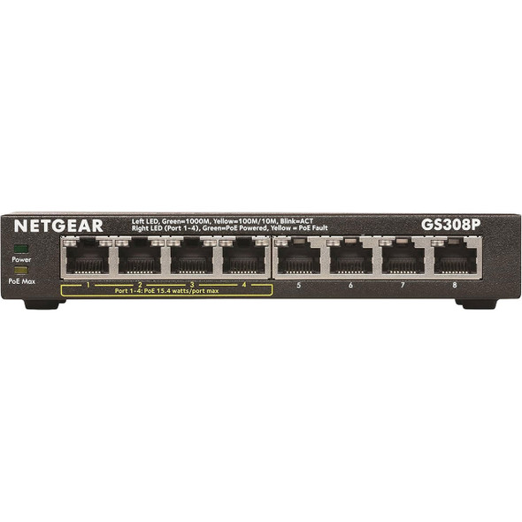 NETGEAR GS308P 8-Port front