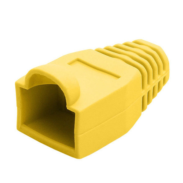 RJ-45 Color Coded Strain Relief Boot yellow