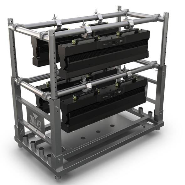 Chauvet CP Rack Cart example with COLORado PXL Par 16S