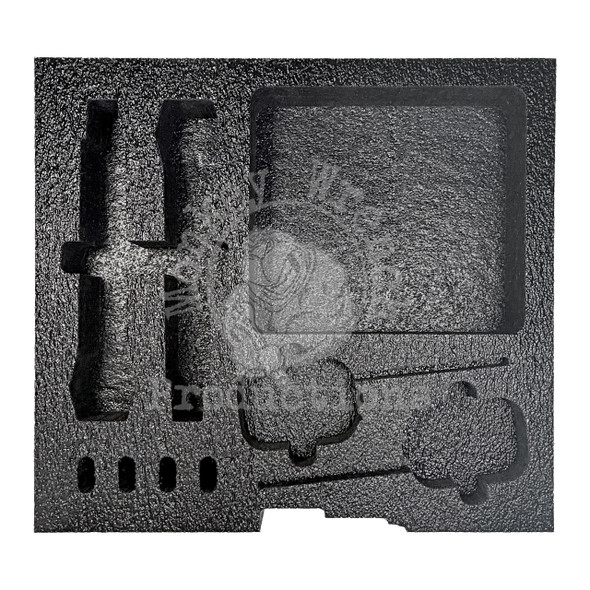 Foam Insert for 2 Shure SLXD Mics front