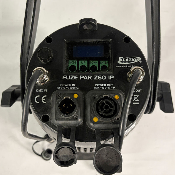 Demo Elation FUZE PAR Z60IP connections