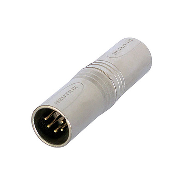 Neutrik NA5MM 5-Pin XLR Male to 5-Pin XLR Male Gender Adapter