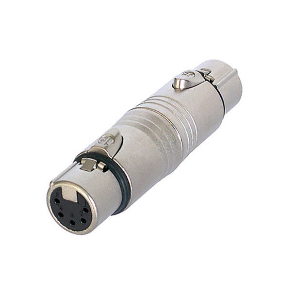 Neutrik NA5FF 5-Pin XLR Female to 5-Pin XLR Female Gender Adapter