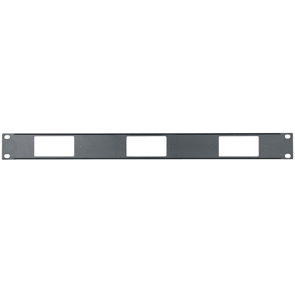 Middle Atlantic DECP-1X3 1U Decora Device Panel for 3 Devices