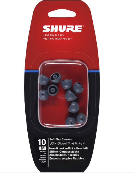 Shure Grey Soft Flex Sleeves - Medium