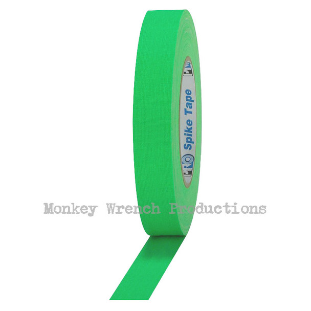 Pro Gaff Fluorescent Green Gaffers Tape 1 in. roll