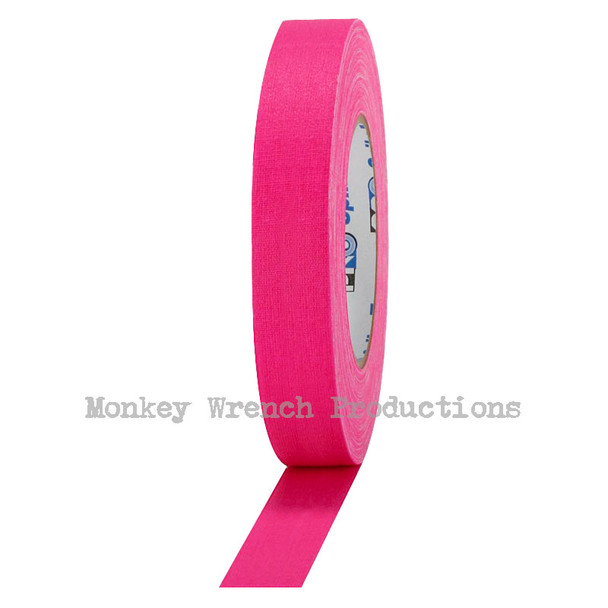 Pro Gaff Fluorescent Pink Gaffers Tape 1 in. roll