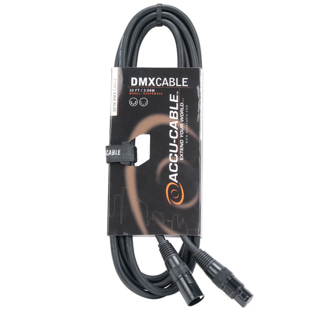 Accu-Cable 5-Pin DMX 10 ft Cable