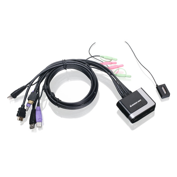 IOGear 2-Port Cable KVM Switch with HDMI Connections