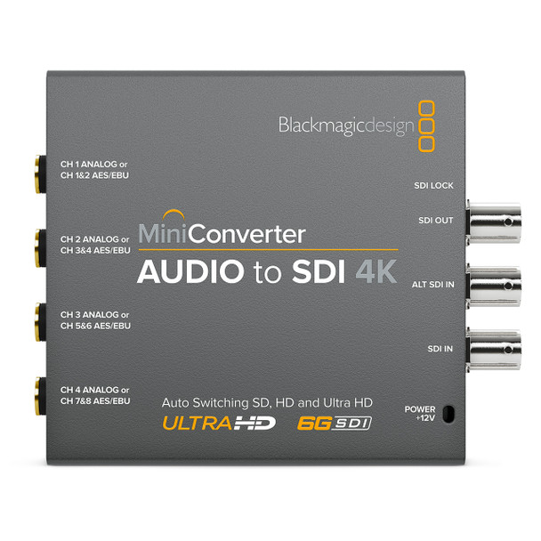 Blackmagic Design Mini Converter Audio to SDI 4K front