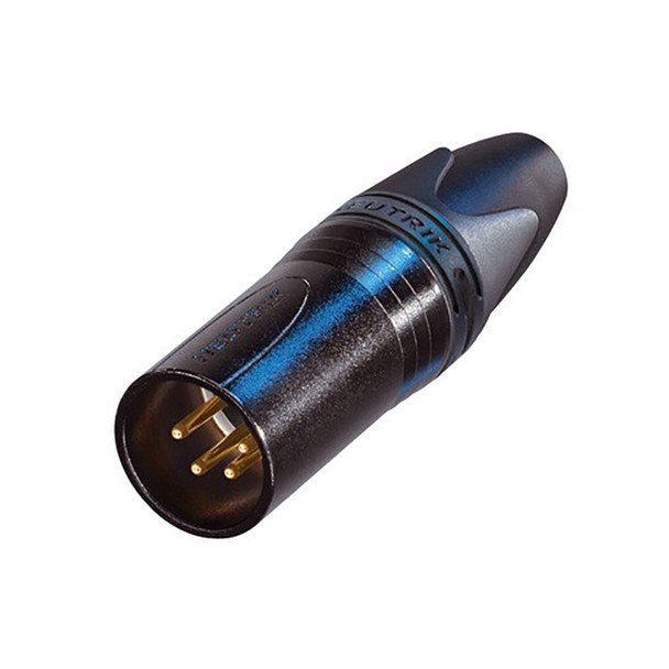 Neutrik NC4MXX-B 4-Pin XLR Male Cable Connector