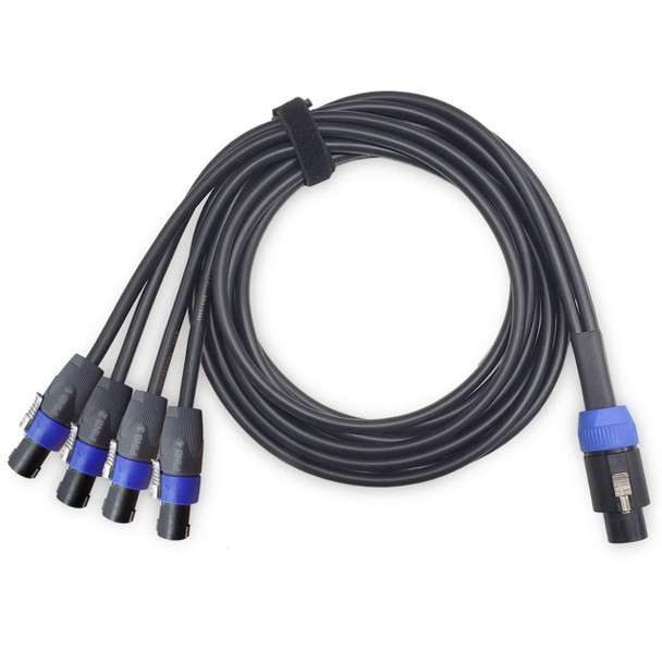 SpeakON Slitter NL8 to (4) NL2