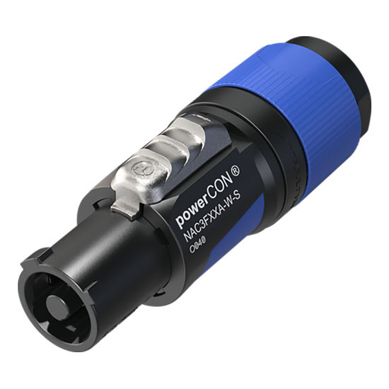 Nanaco‼️ Neutrik NAC3FXXA-W-S PowerCON A/Blue Power In Connector for cable
