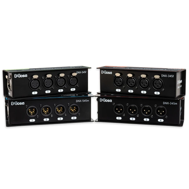 Hosa DNX-545F Ethernet to 5-Pin Female DMX Extender Box - Monkey Wrench ...
