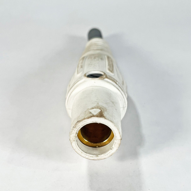 Used Cam-Type Female Inline Connector, White Used Cam-Type Female Inline Connector, White