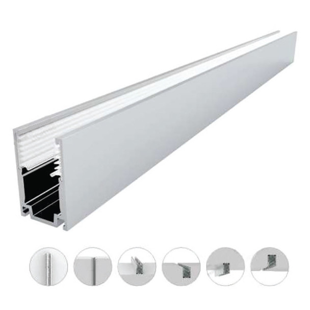 ProPlex FloppyFlex Large Aluminum Channel 2M (Box of 6 pcs)